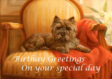 CAIRN TERRIER DOG BIRTHDAY
