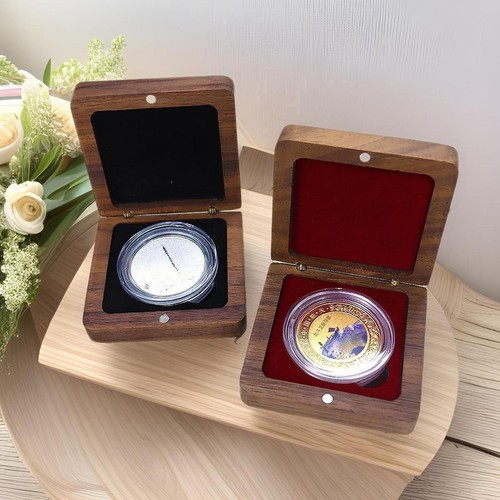 Coin presentation display box - display,