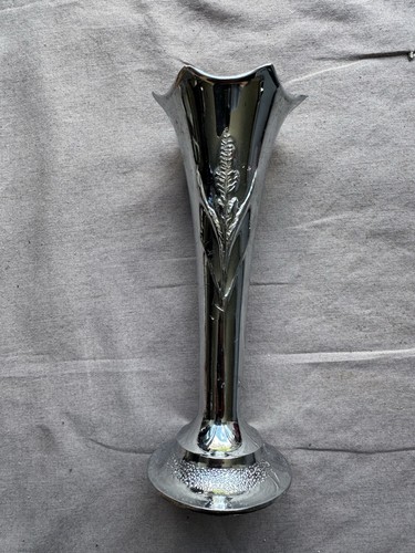 Vintage silver plated trumpet - silver,