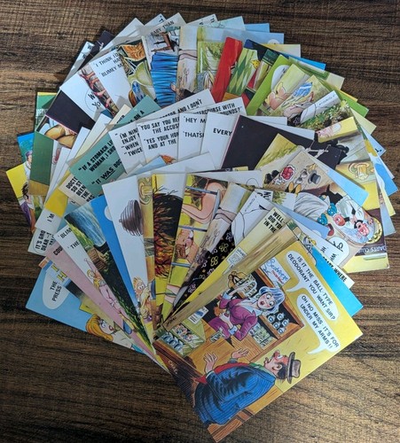 Bamforth comic postcards - bamforth,