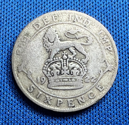 Sixpence coin 1922 - sixpence, 1936