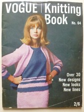 VOGUE KNITTING BOOK No. 64 ( 1964 ) - Vintage Knitting Patterns