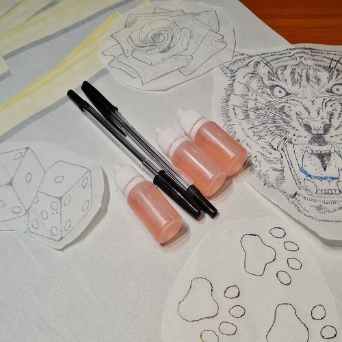 Tattoo stencil paper - a4,