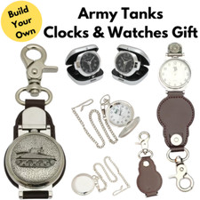 Army Tanks Pocket Watches Fob