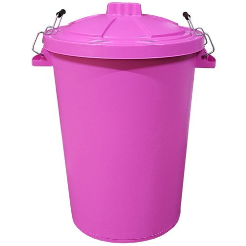 Pink bin 80l dustbin horse - 80l,