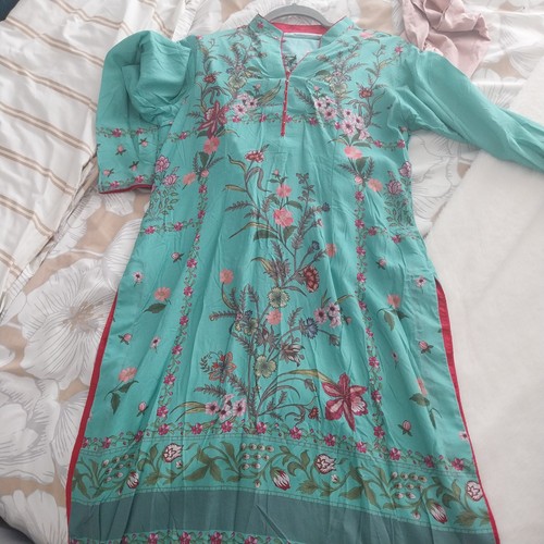 Sana safinaz turquoise - turquoise, floral