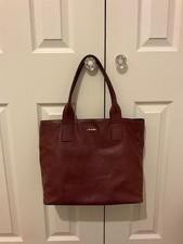 Vintage Alexander McQueen Burgundy Tote Bag