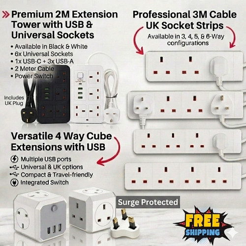 Extension lead gang way - lead, 4