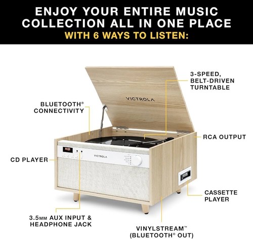 Victrola bluetooth belt drive - victrola,