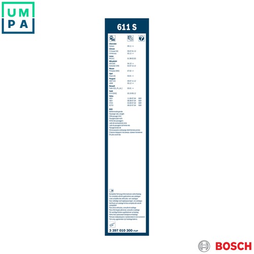 Wiper blade 397 010 - 010, for