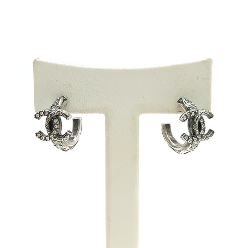 Chanel logo silver plated - chanel,