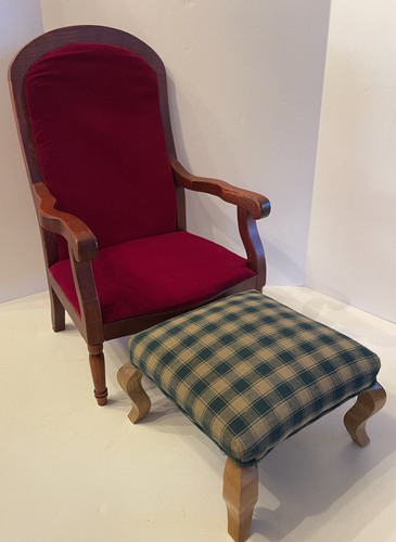 Vintage wooden armchair - armchair, &