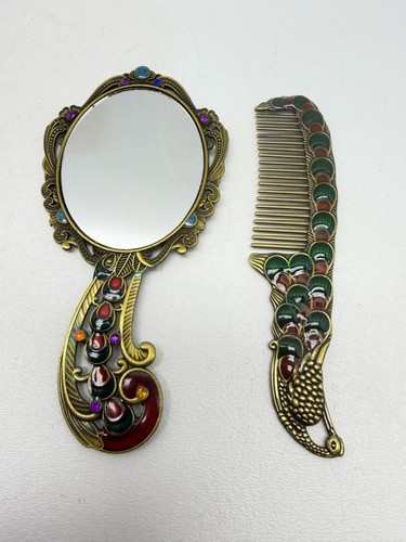 Vintage style peacock hand - peacock,