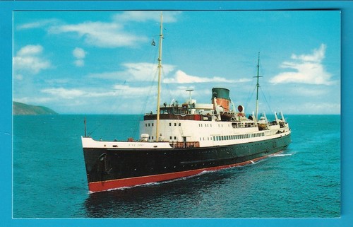 Original postcard isle man - isle,