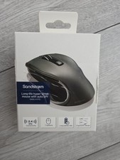 SANDSTROM [SMWLHYP15] Wireless Blue Trace Mouse - Gun Metal 