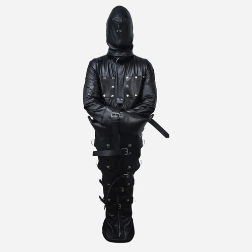 Premium handmade black leather - black,