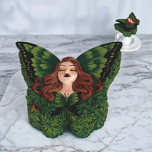 Fairy forest trinket box - 5.5"w,