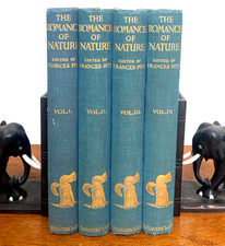 The Romance of Nature; 4 volumes; Frances Pitt; Illustrated - Country Life 1930s
