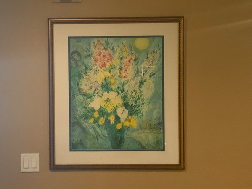 Marc chagall bouquet fleur - chagall, de
