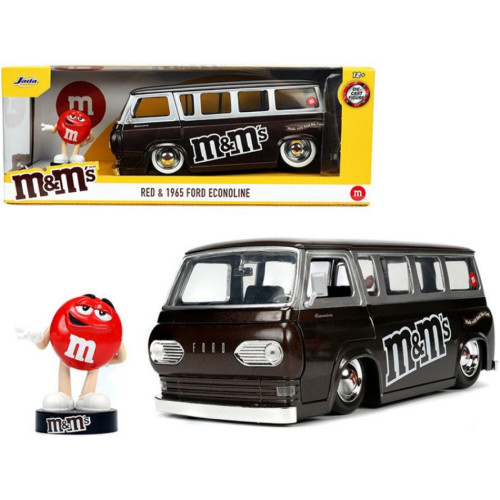 Ford econoline with red figure - econoline,