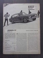 JENSEN FF S1 orig 1968 UK Mkt