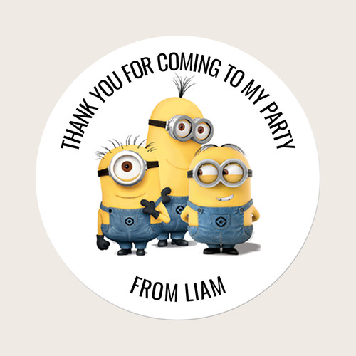 Personalised round birthday - round,