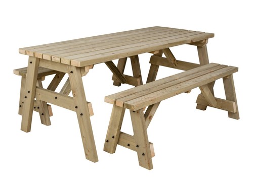 Garden bench table set - garden,