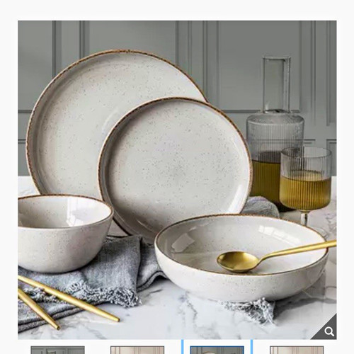 Over back stoneware 16pc - over, &