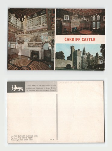 Postcard cardiff castle - postcard,