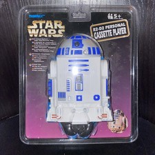 NIB Vintage 1997 Star Wars R2-D2 Droid Personal Cassette Player & Headphones