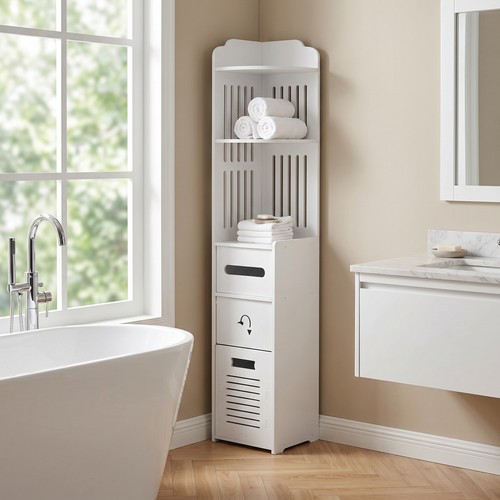 Wooden white free - free, standing