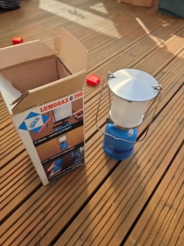 Vintage camping gaz lumogaz - gaz,