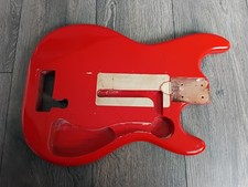 1960s Hofner Super Solid Electric Guitar Body Red