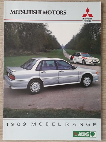 Mitsubishi range brochure 1989 - mitsubishi,