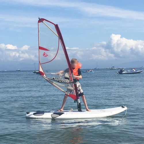 Kids windsurfing sail mast - windsurfing,