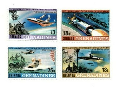 Grenadines 1979 jules verne - jules,