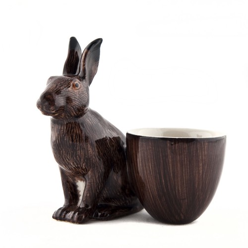 Quail ceramics egg cup with - ceramics,