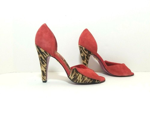 Vtg betsey johnson red suede - vtg,