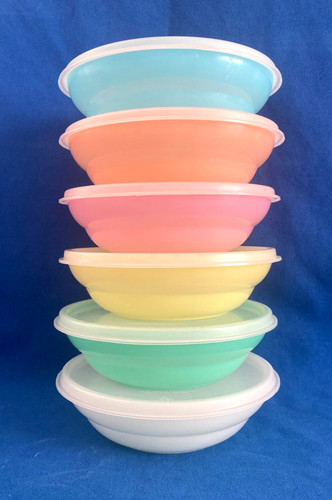 Tupperware pastel set 6 - tupperware, of