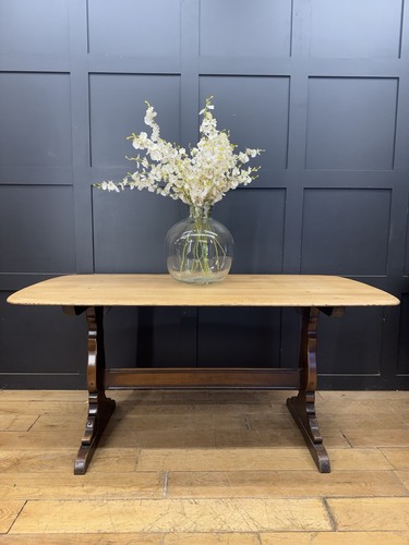 Vintage ercol oak refectory - oak,