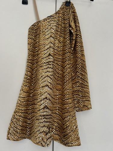 Worn once gold sequin animal - worn,