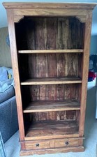 Solid Wood Jali Bookcase /