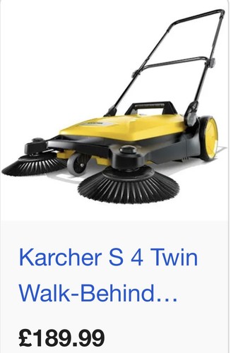 New karcher twin - karcher, sweeper