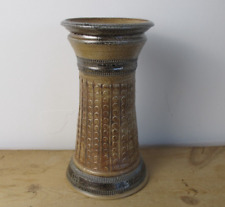Vintage Studio Pottery Stoneware Candle Stand Rowena Kinsman 9 inches high