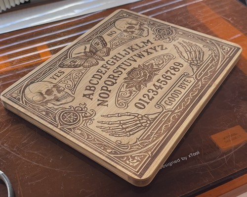 Ouija spirit board chopping - ouija,