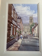 Watercolour Painting Highgate Beverley East Yorkshire nr Hull York Geoff Lockey