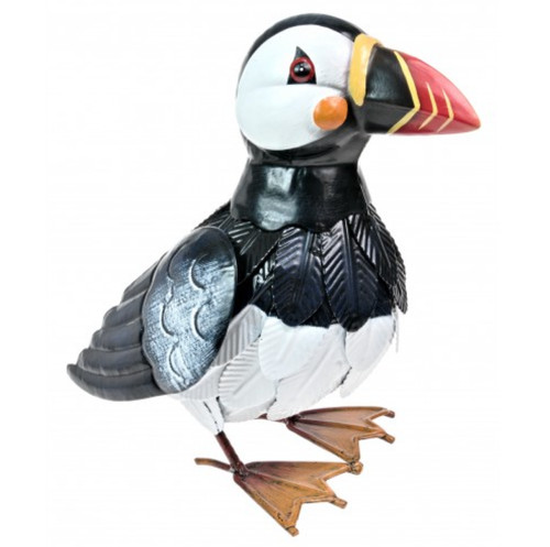 Large metal puffin nautical - puffin,