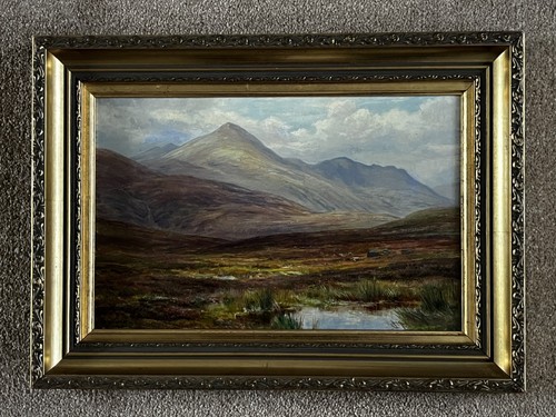 Original 1917 oil painting - oil,