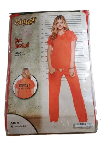 Inmate costume adult - adult, new