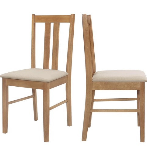 Dining chairs light - x2,